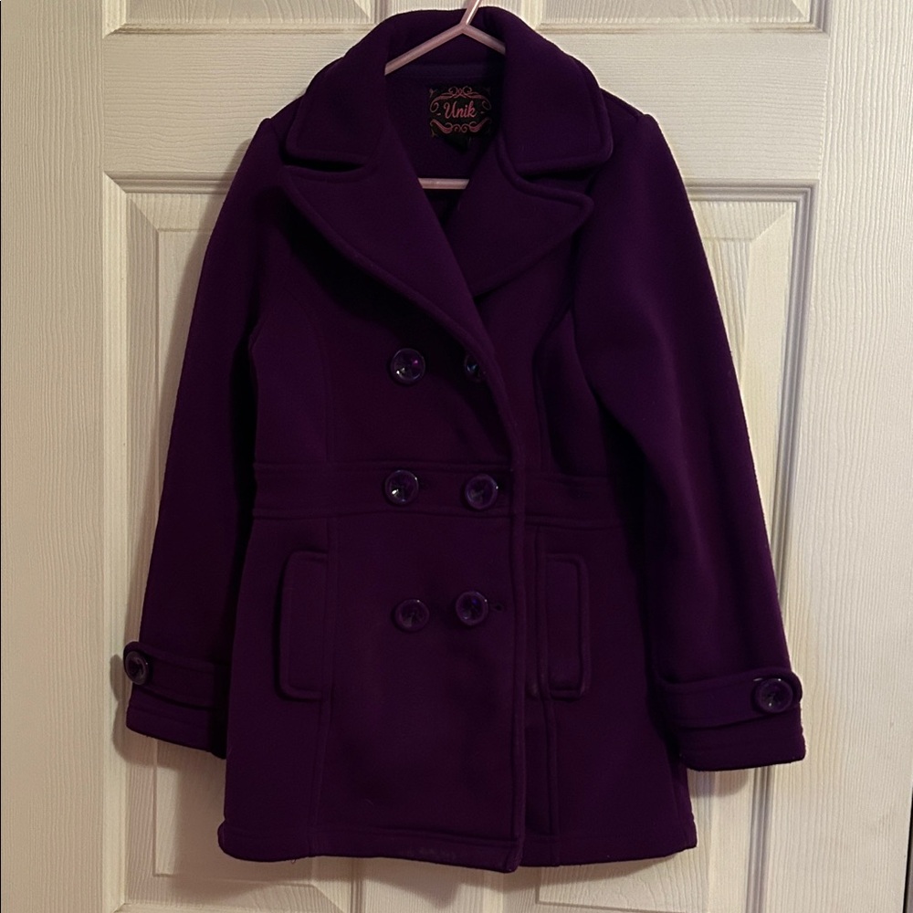 Unik Deep Purple Kids Peacoat
